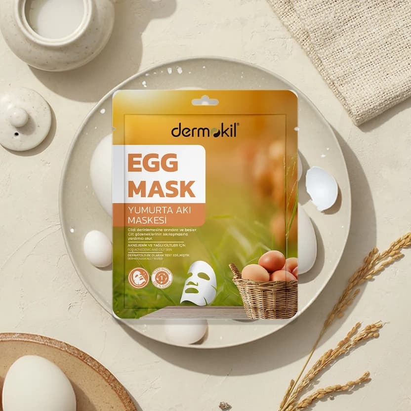 Egg Extract Anti-Acne Purifying Sheet Face Mask