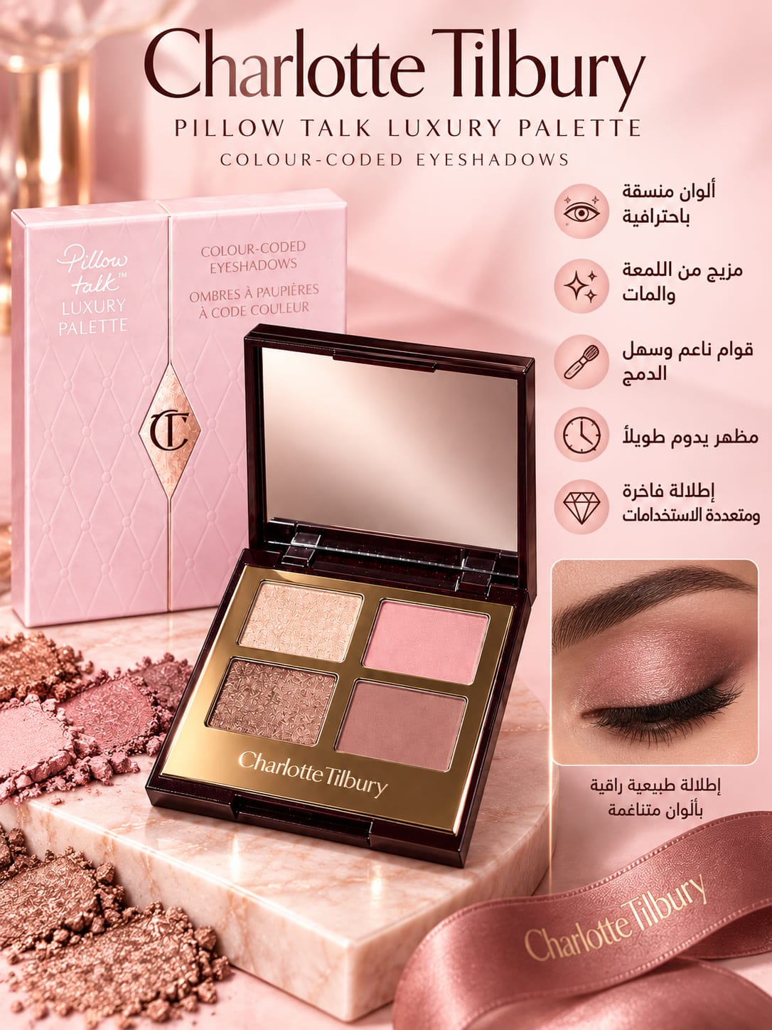 Charlotte Tilbury Bigger Brighter Eyes Luxury Palette in Exagger-Eyes