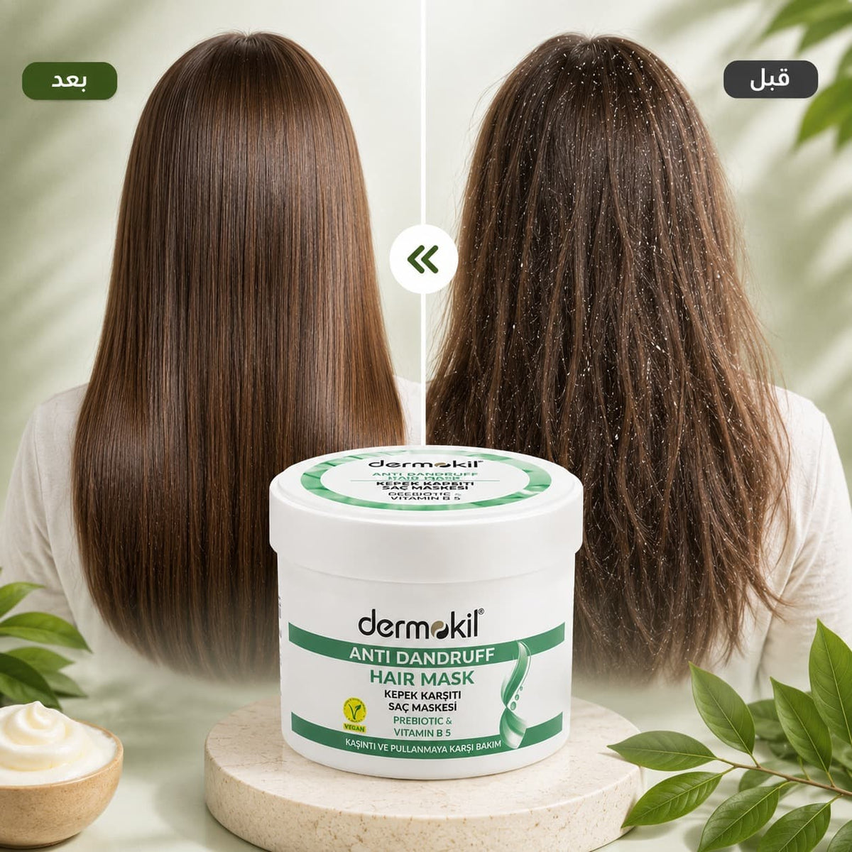 Prebiotic Vitamin B5 Anti-Dandruff Hair Mask