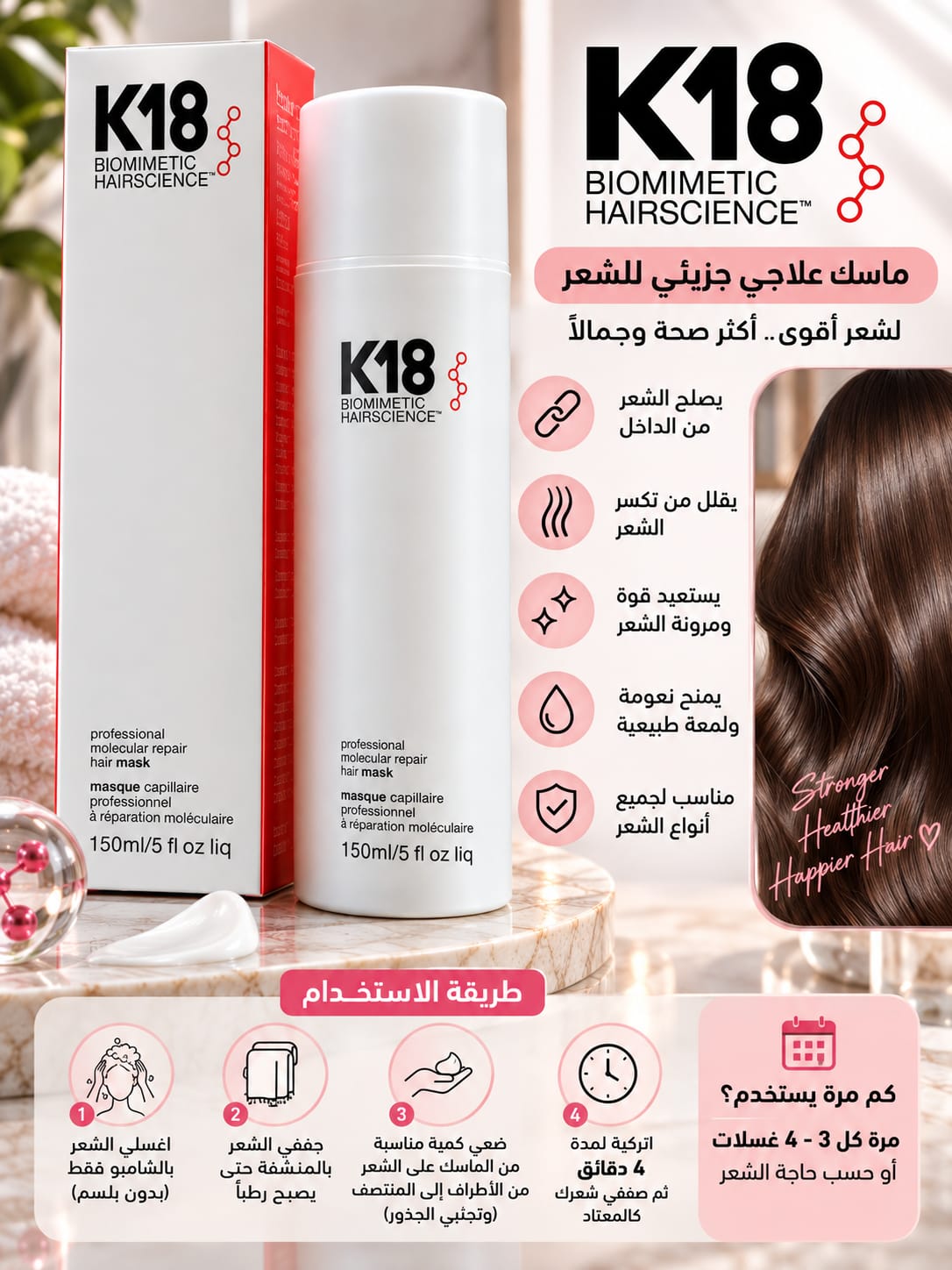 K18 Professional Molecular Repair Hair Mask