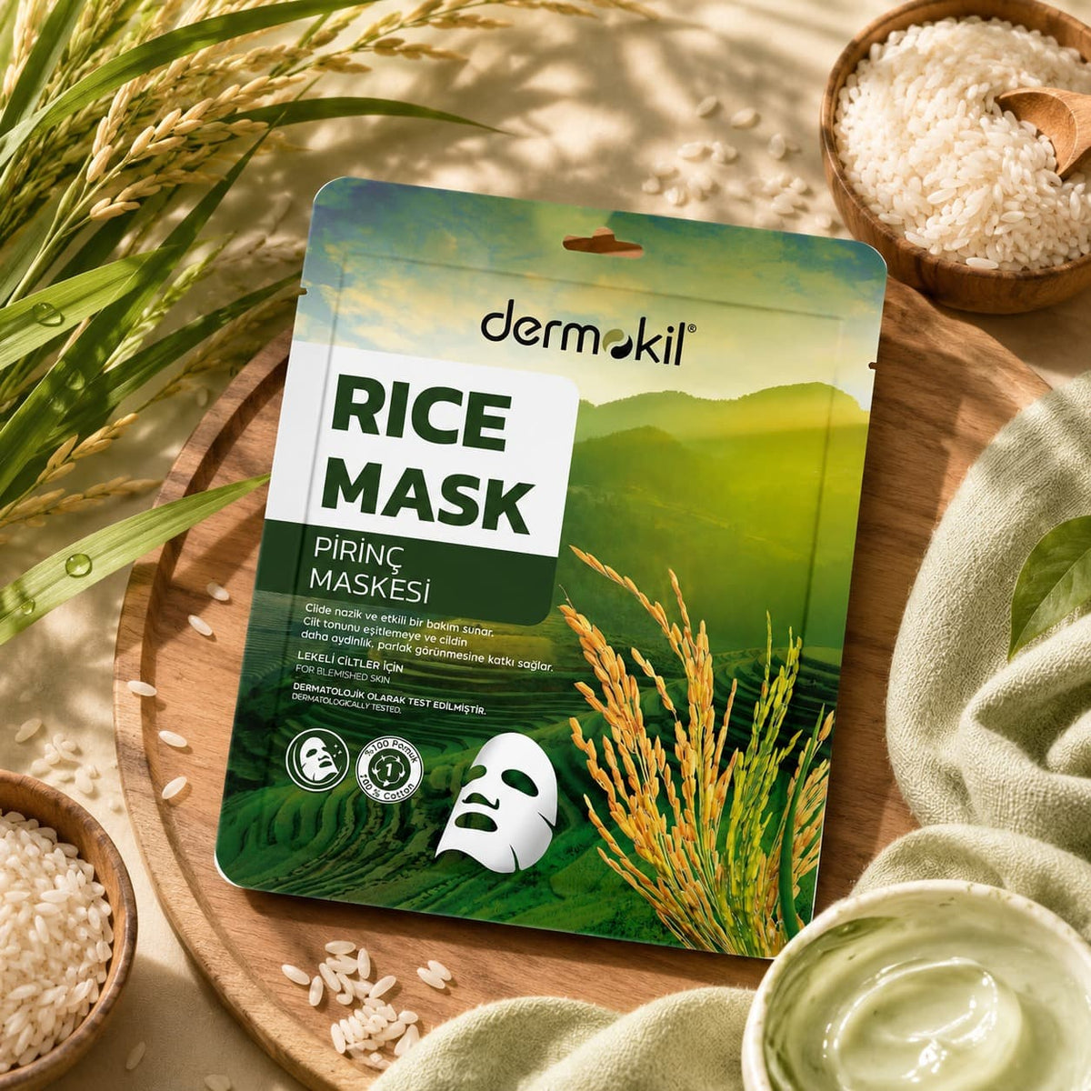 Rice Extract Anti-Spot Brightening Sheet Face Mask