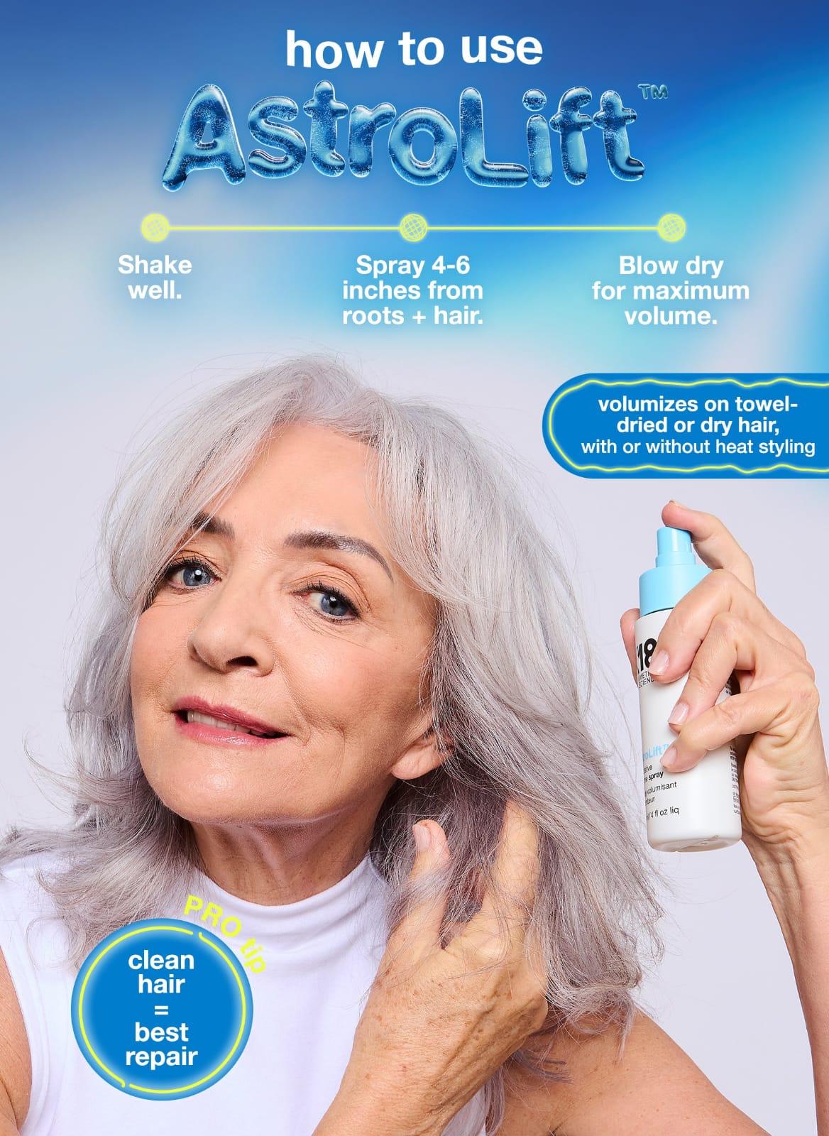 K18 Biomimetic Hairscience AstroLift™ Reparative Volume Spray
