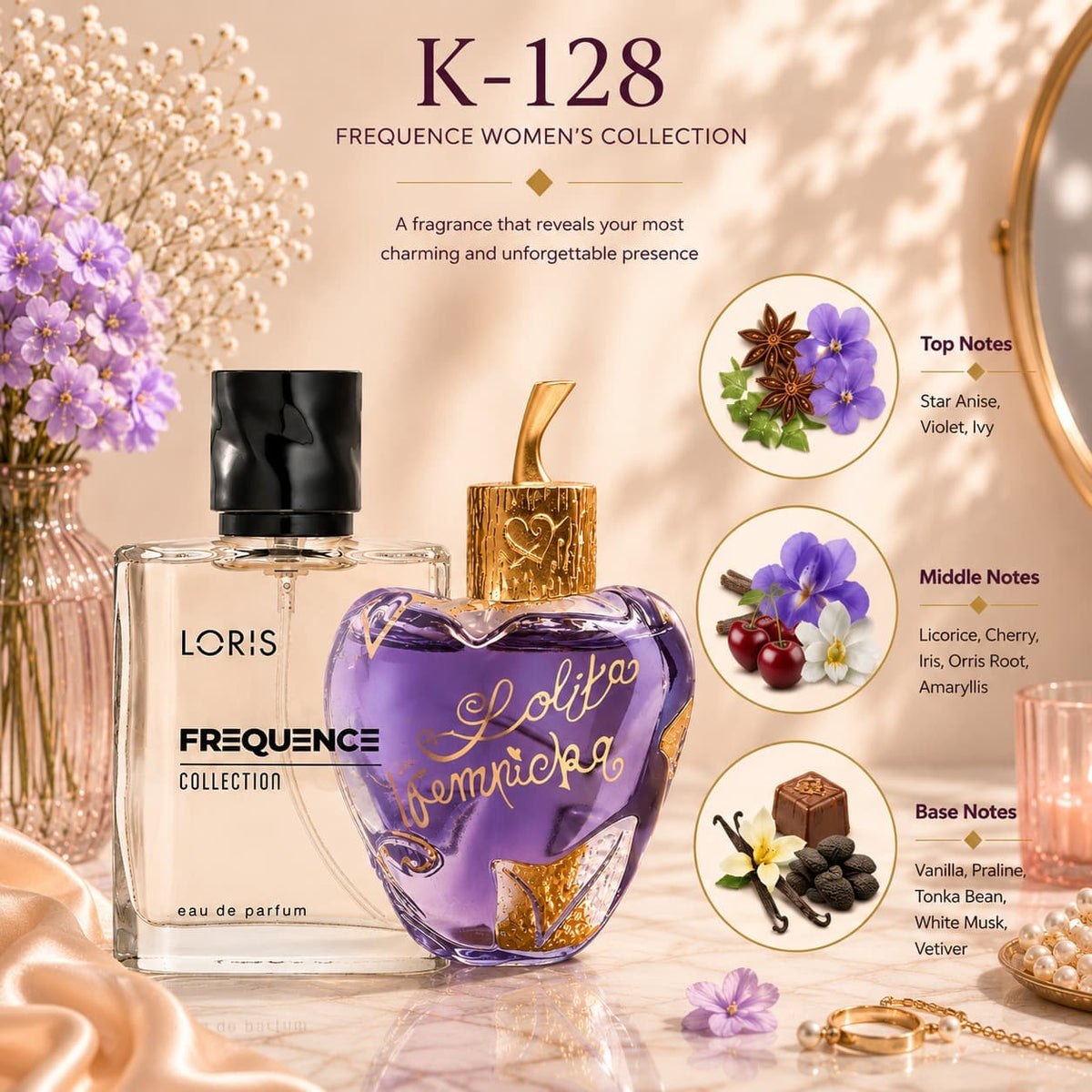 Lolita Lempicka Inspired Women’s Perfume  – Loris K-128