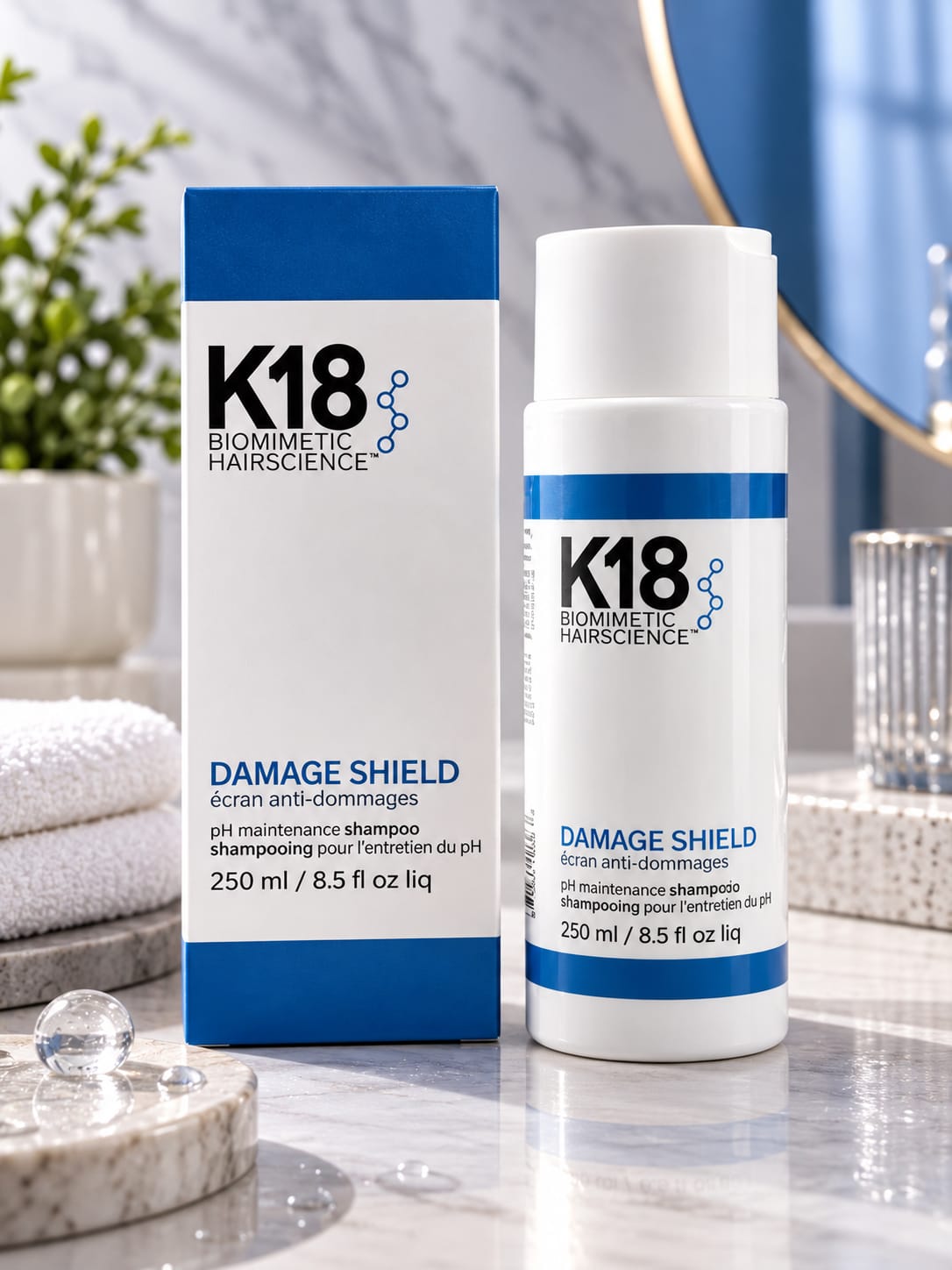 K18 Biomimetic Hairscience DAMAGE SHIELD pH Protective Shampoo