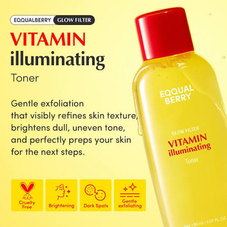 EQQUALBERRY Daily Peel Vitamin Illuminating Toner