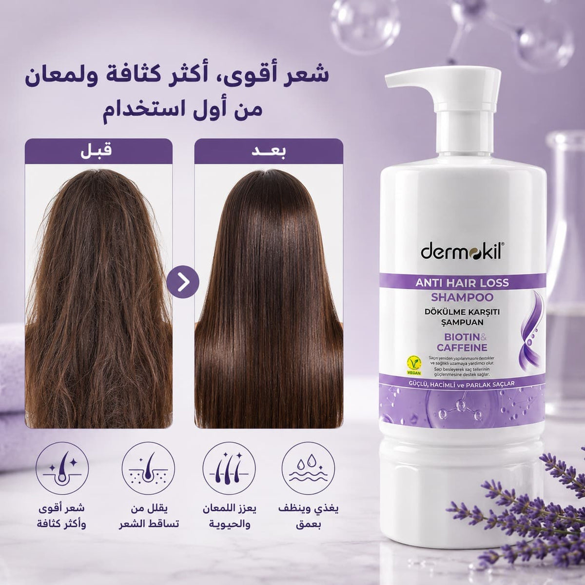 Biotin & Caffeine Anti-Hair Loss Strengthening Shampoo