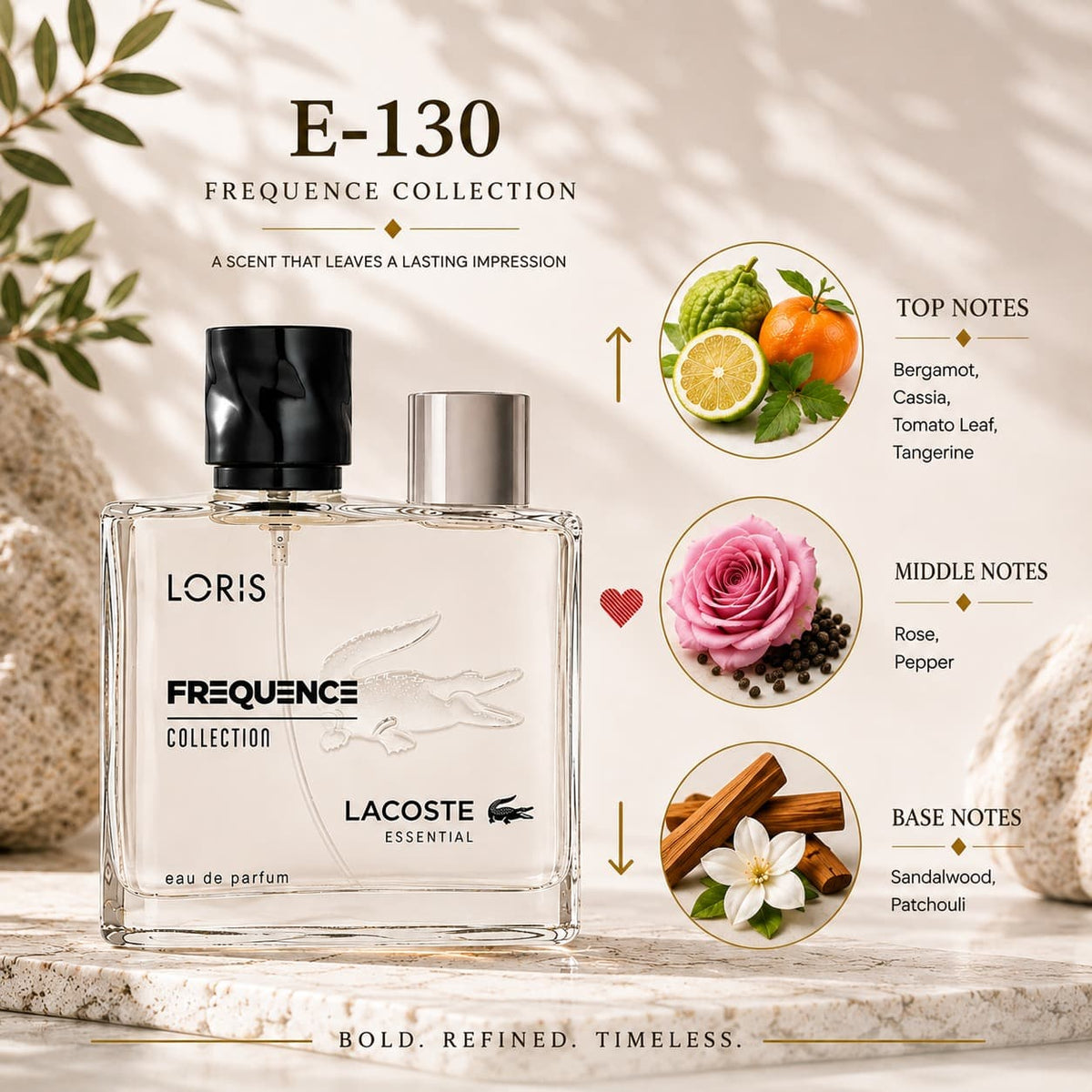 Lacoste Essential Inspired Men’s Perfume –  Loris Frequence E-130