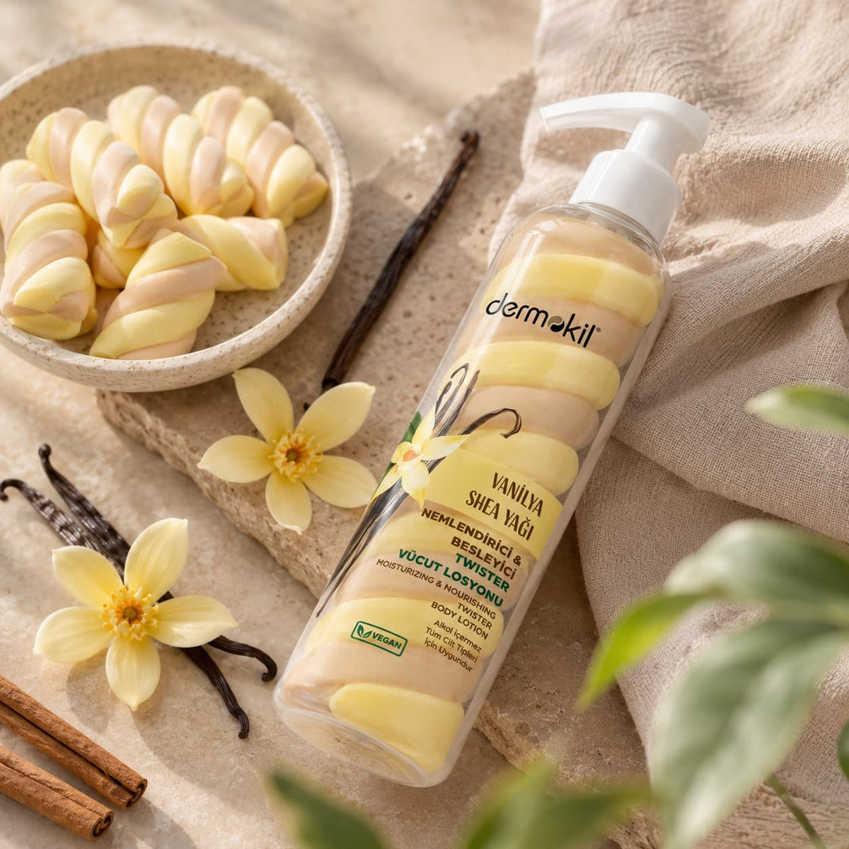 Dermokil Vanilla & Shea Butter Intensive Moisturizing Body Lotion