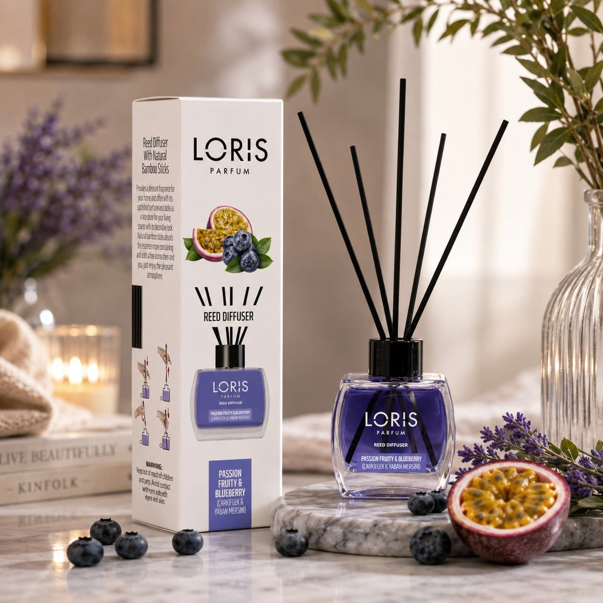Passion Fruit & Blueberry Reed Diffuser 120ml