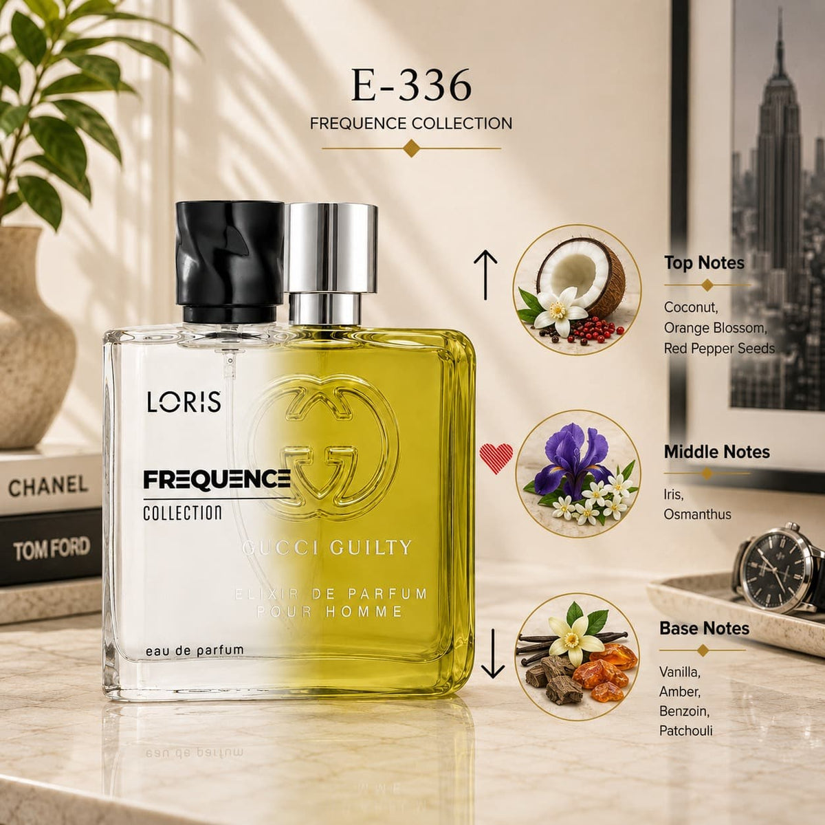 Gucci Guilty Elixir Inspired Men’s Perfume –  Loris Frequence E-336