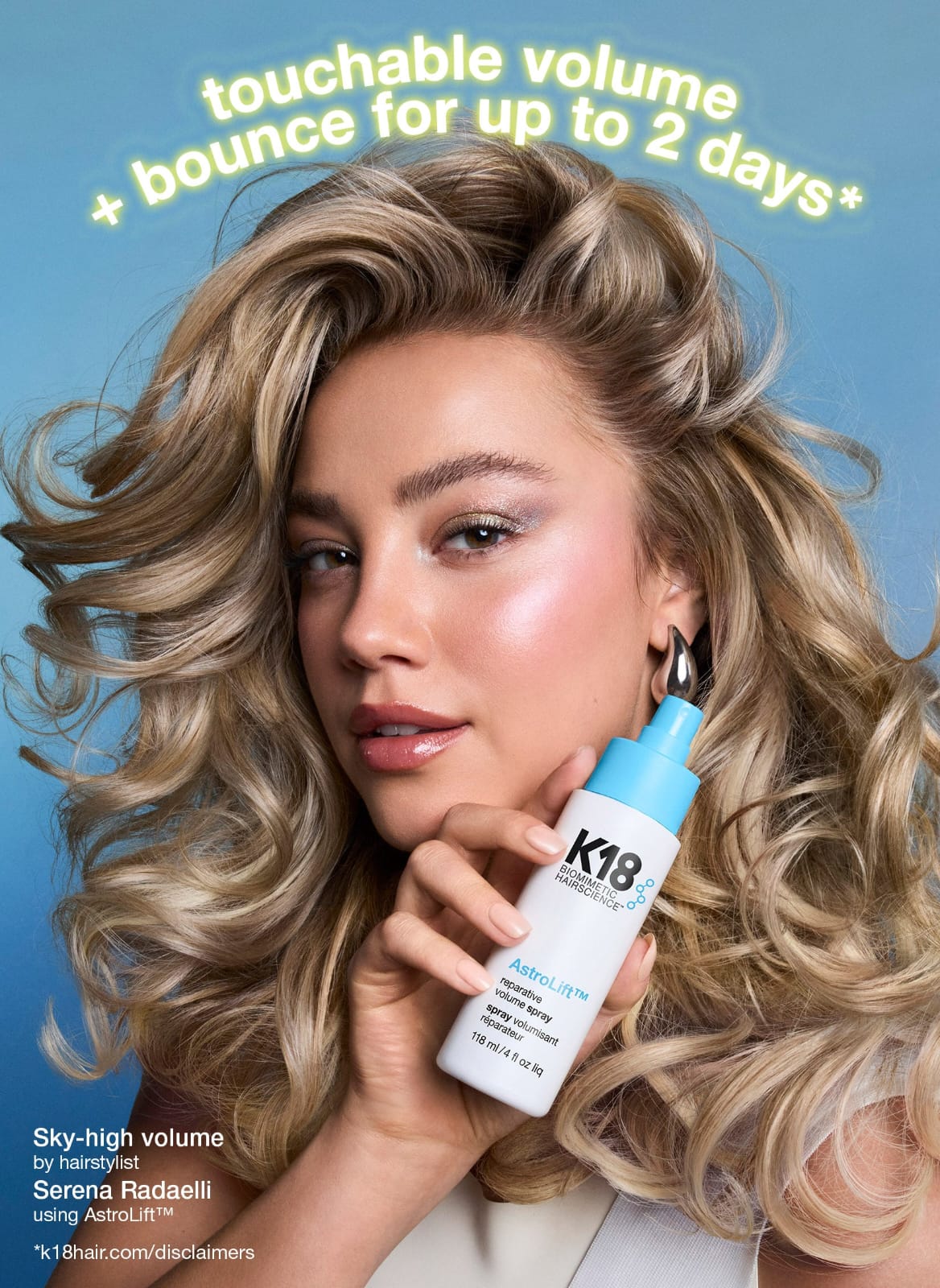 K18 Biomimetic Hairscience AstroLift™ Reparative Volume Spray