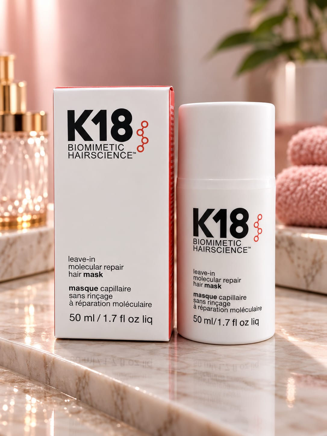 K18 Biomimetic Hairscience Leave-In Molecular Repair Hair Mask