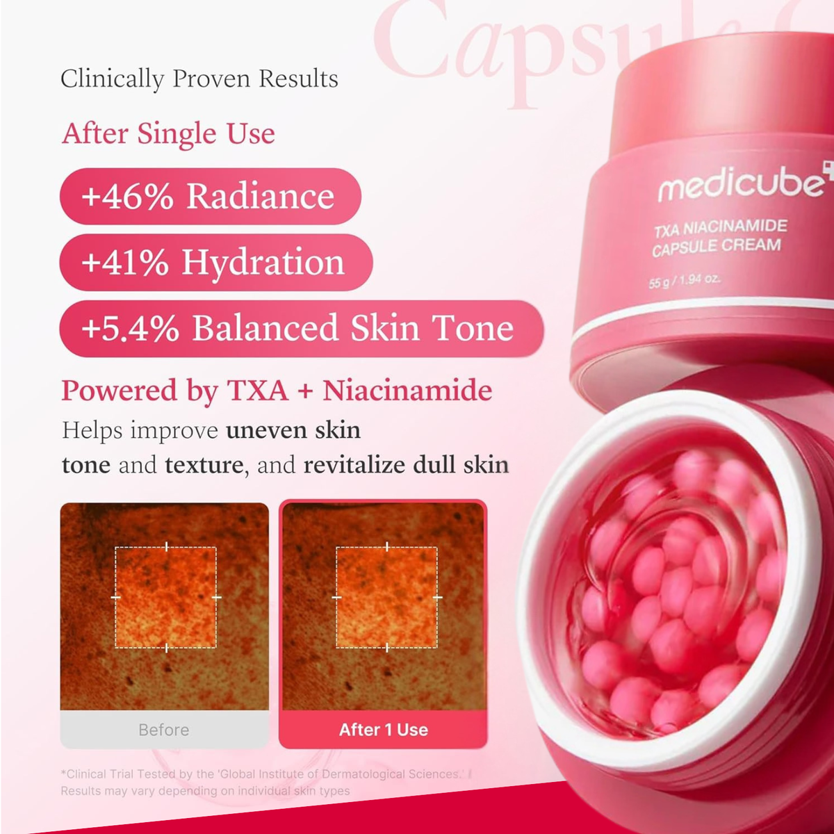 Medicube TXA Niacinamide Capsule Cream