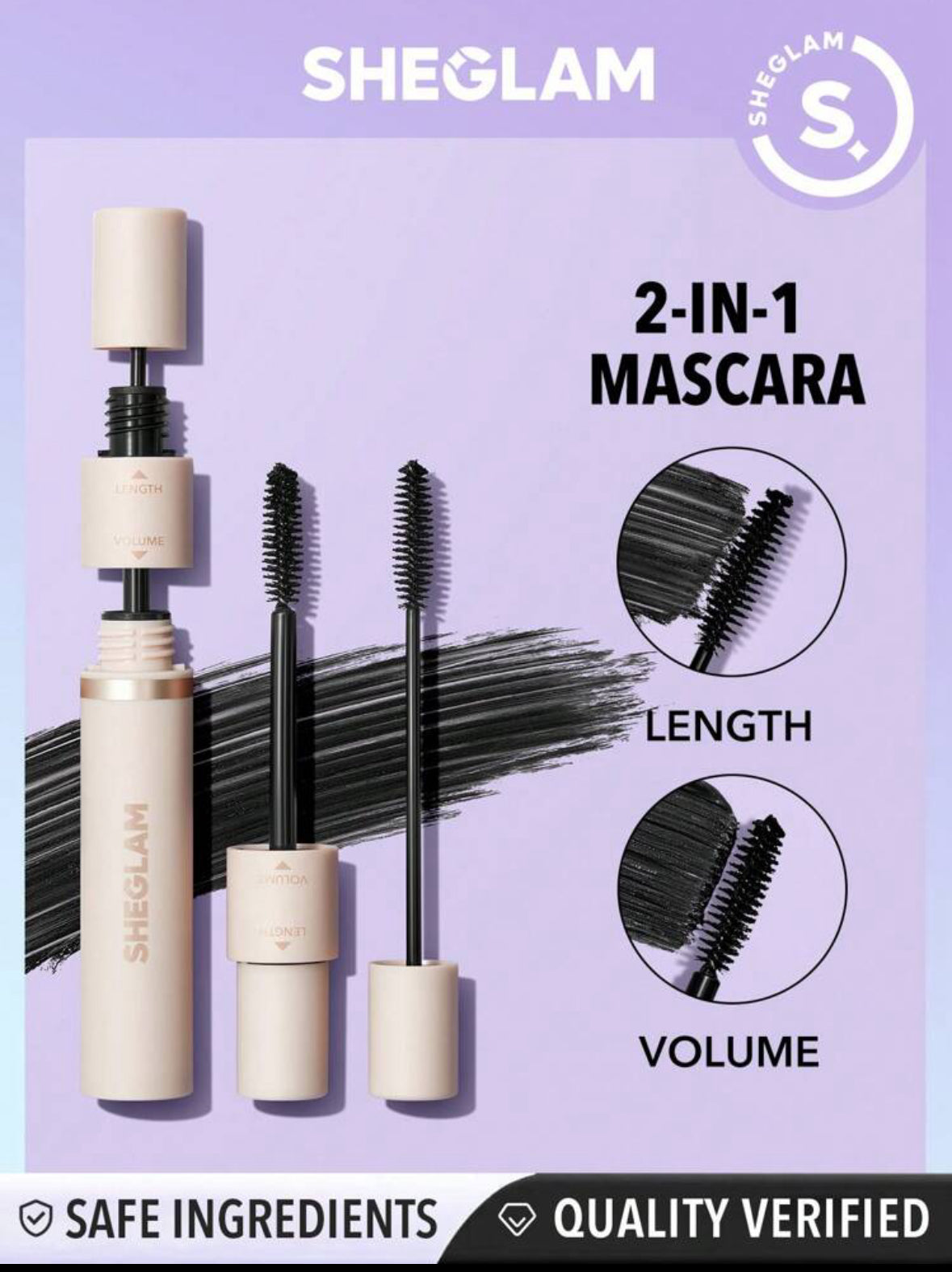 SHEGLAM All-In-One Volume & Length Mascara