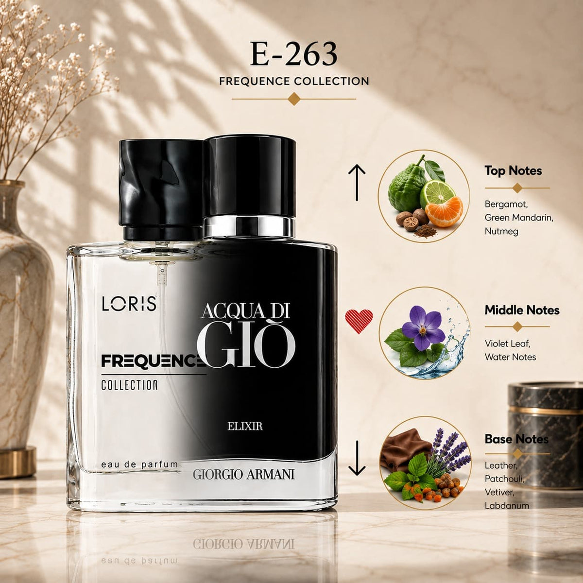 Acqua di Giò Elixir Inspired Men’s Perfume –  Loris Frequence E-263