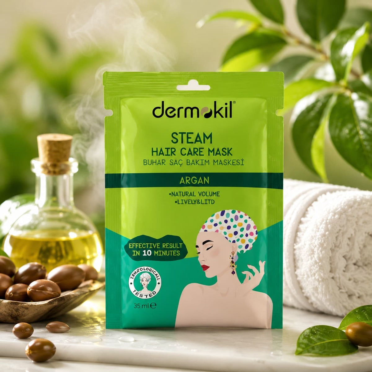 Argan Steam Nourishing Hair Care Mask