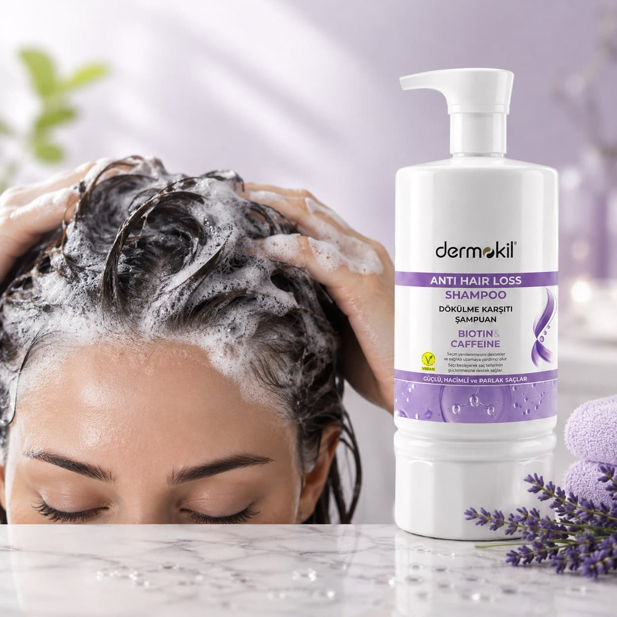 Biotin & Caffeine Anti-Hair Loss Strengthening Shampoo