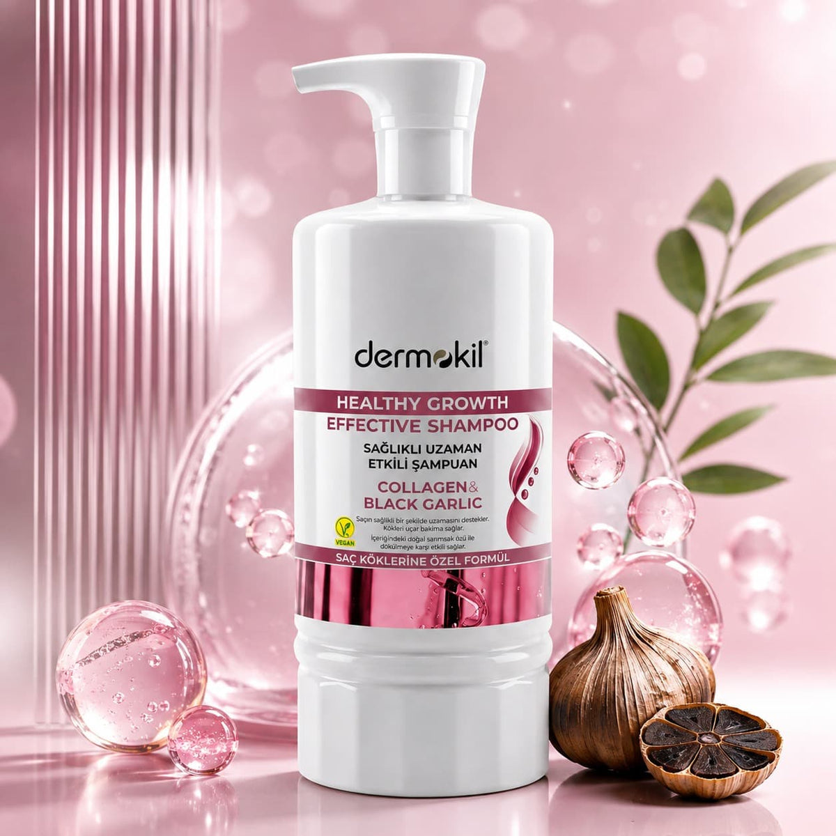 Collagen & Black Garlic Hair Growth Strengthening Shampoo