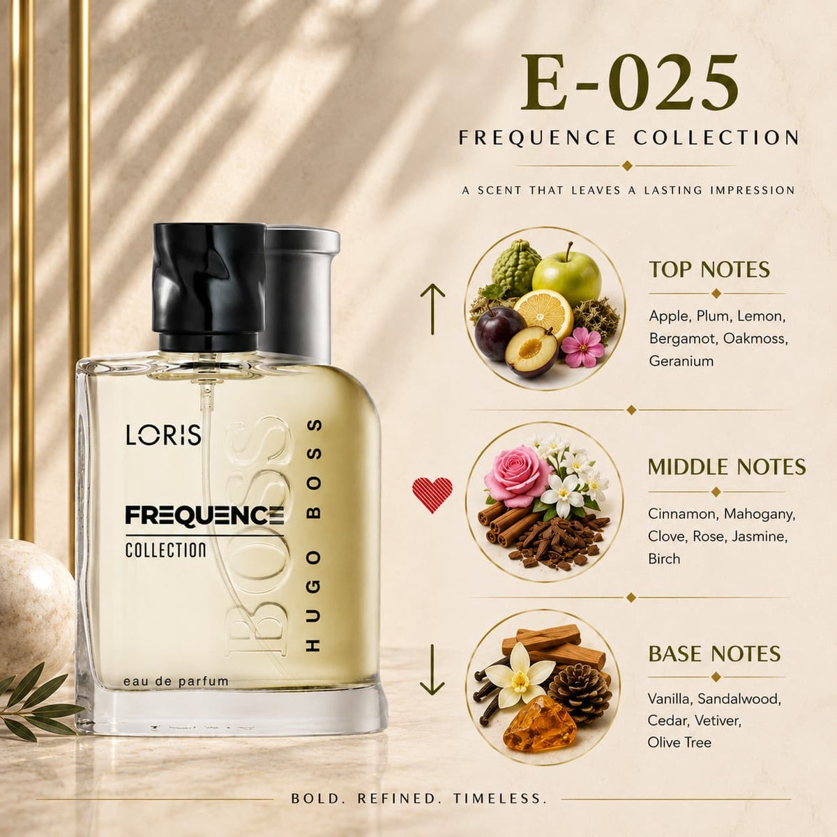 Hugo Boss Bottled Inspired Men’s Perfume –  Loris Frequence E-025